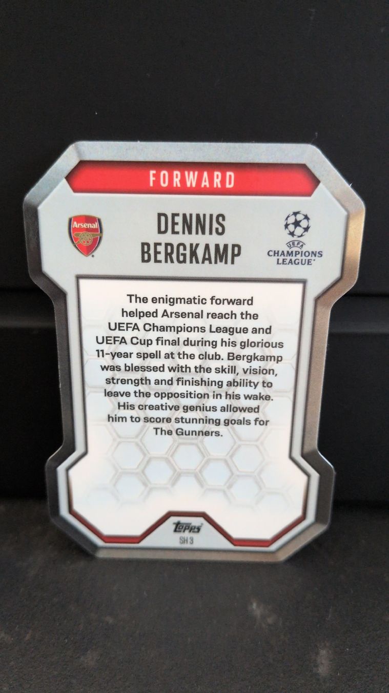 Topps Sammelbilder & Trading cards: Dennis Bergkamp Topps  – Neu (gemäss Beschreibung) aus Riddes von marioCro16 1