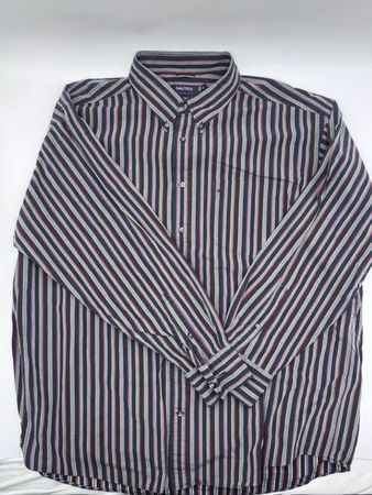 Herren Hemd Nautica gestreift langarm XXL gebraucht