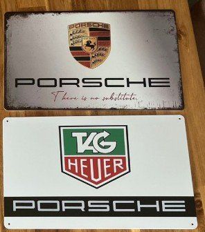 Insegne: 3 Stk. Blechschilder Porsche  neu – Nuovo (secondo la descrizione) da Widnau venduto da Senna7 8