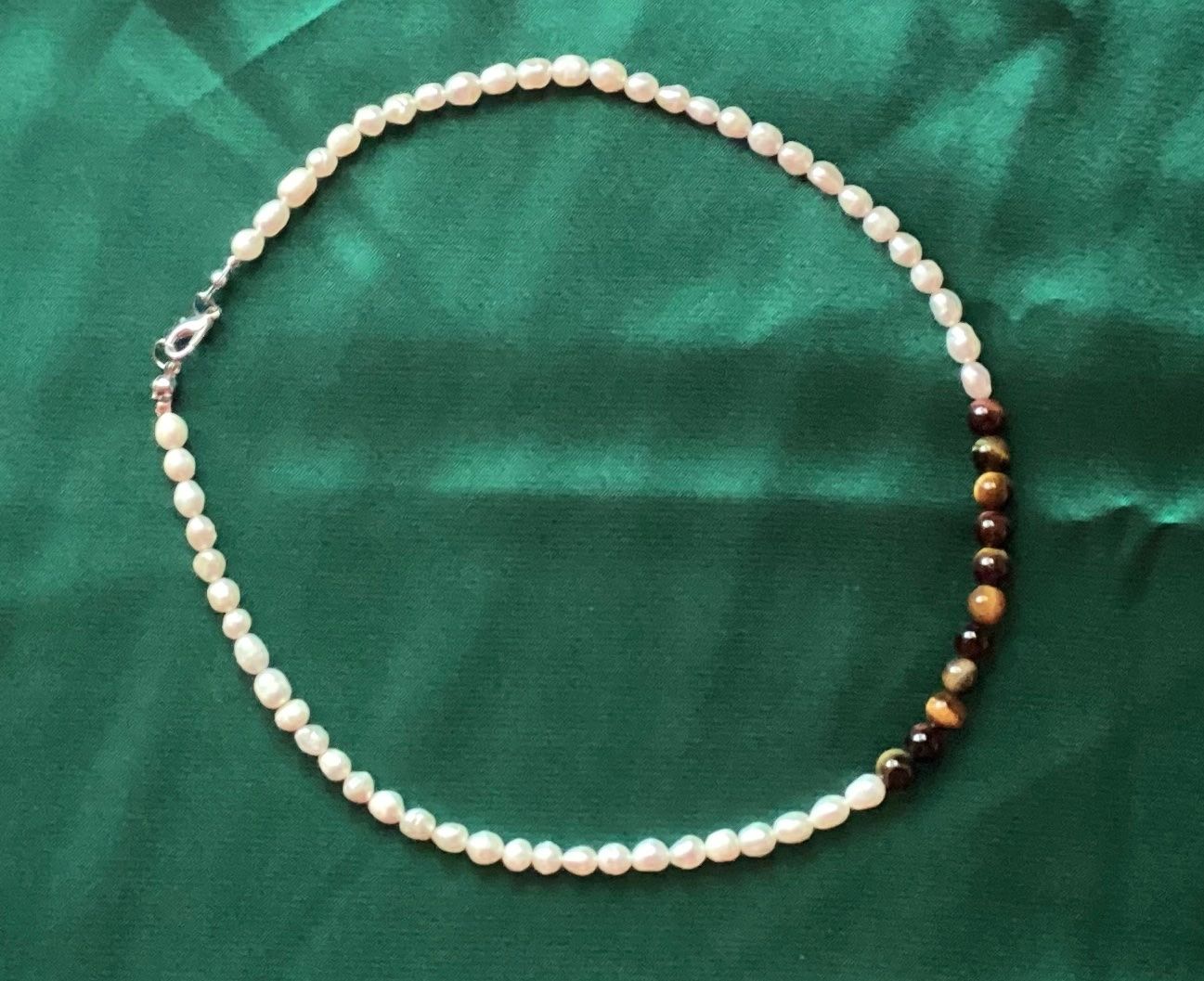 Catenine: feine Perlenkette - unbehandelter Tigerauge – Nuovo e nell'imballaggio originale da Laax venduto da kri_95f5 2