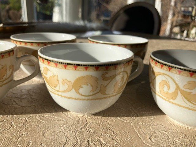 Set di piatti: geschirr-set in rot-gold-weiss – Usato da Schwarzenberg LU venduto da kindler007 6