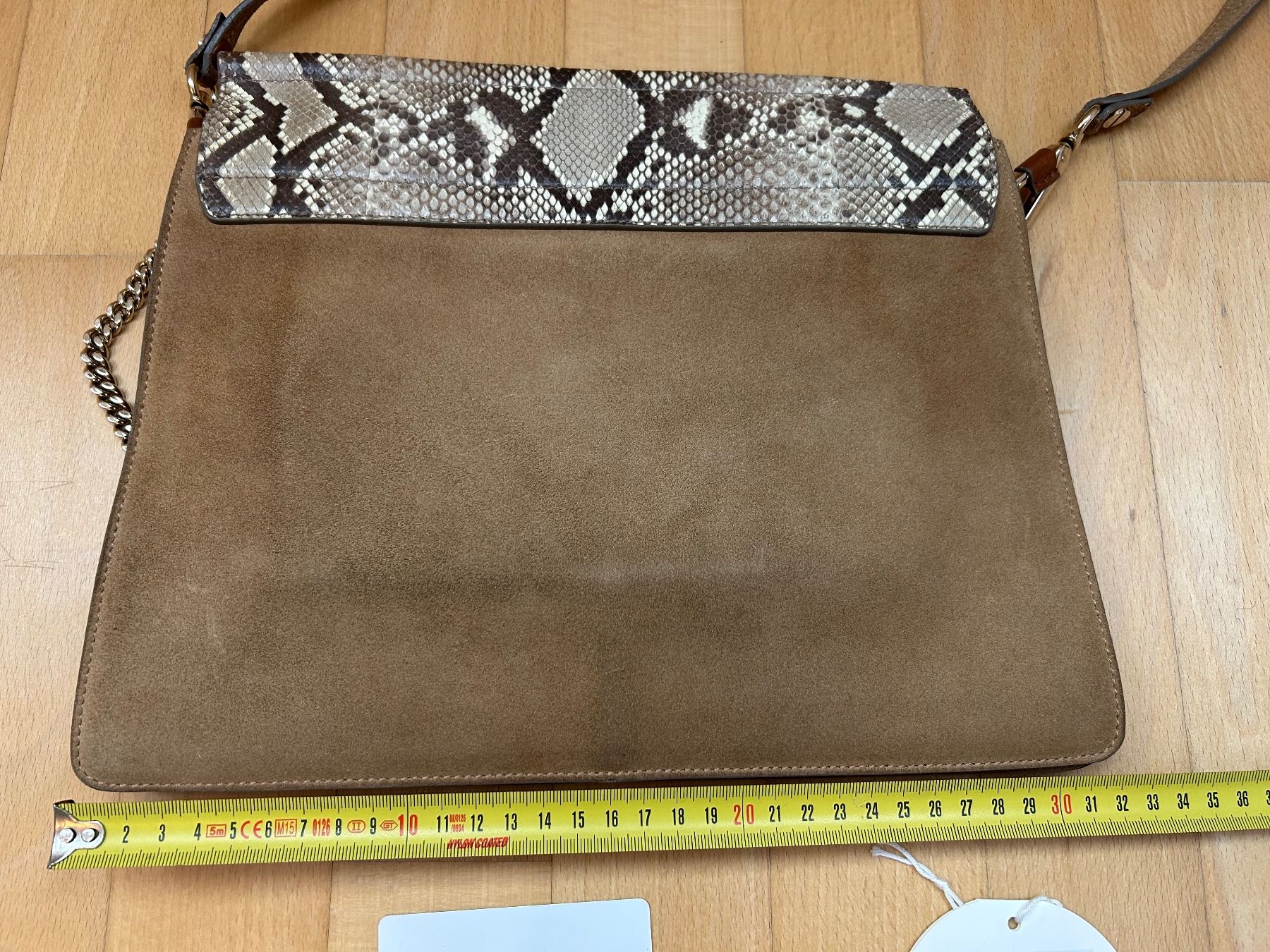 Chloé Borse da donna: Sac à main Chloé Faye daim et cuir python bon état – Usato da GOCKHAUSEN venduto da chrismon 4