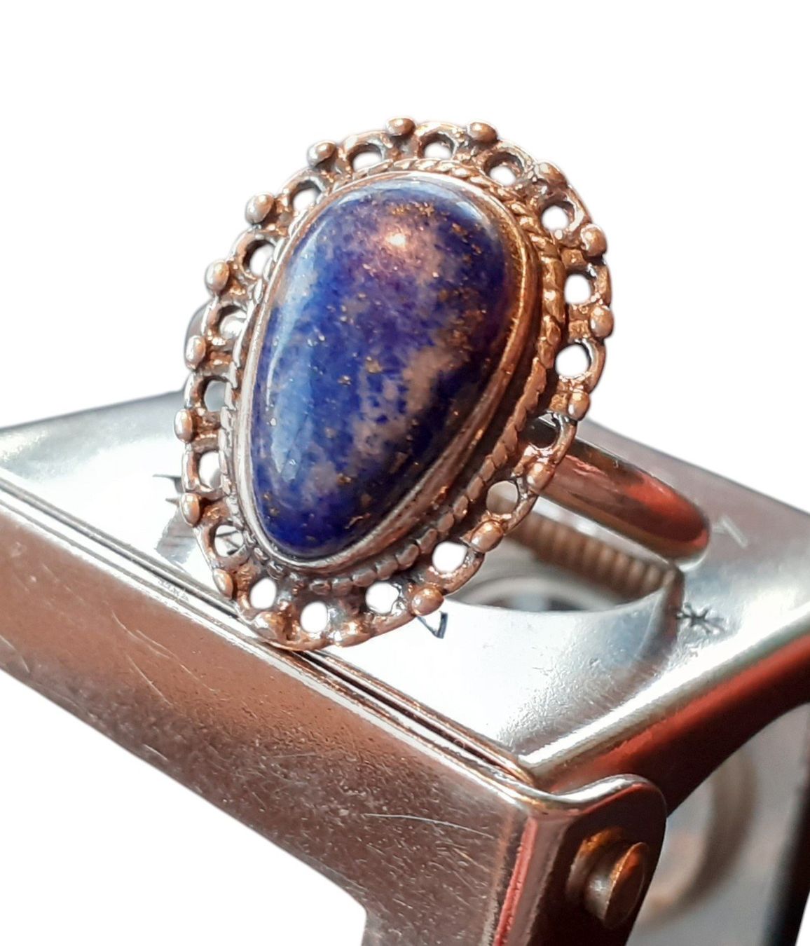 Anelli: Ring Silber Lapislazuli – Usato da Mörschwil venduto da wunderkiste44