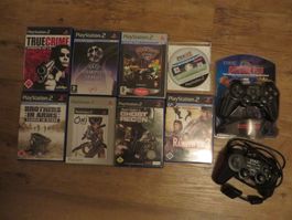 Playstation2 Games Spiele inkl. spezial Controllern