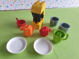 Duplo (X17) Set Küche, Kaffeemaschine, Töpfe,...