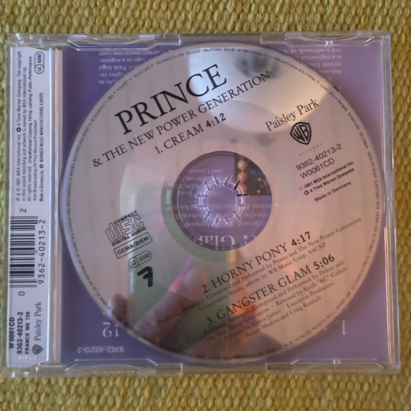 CDs: PRINCE-(SINGLE) CREAM – Gebraucht aus Rorschacherberg von CD-Roli 1