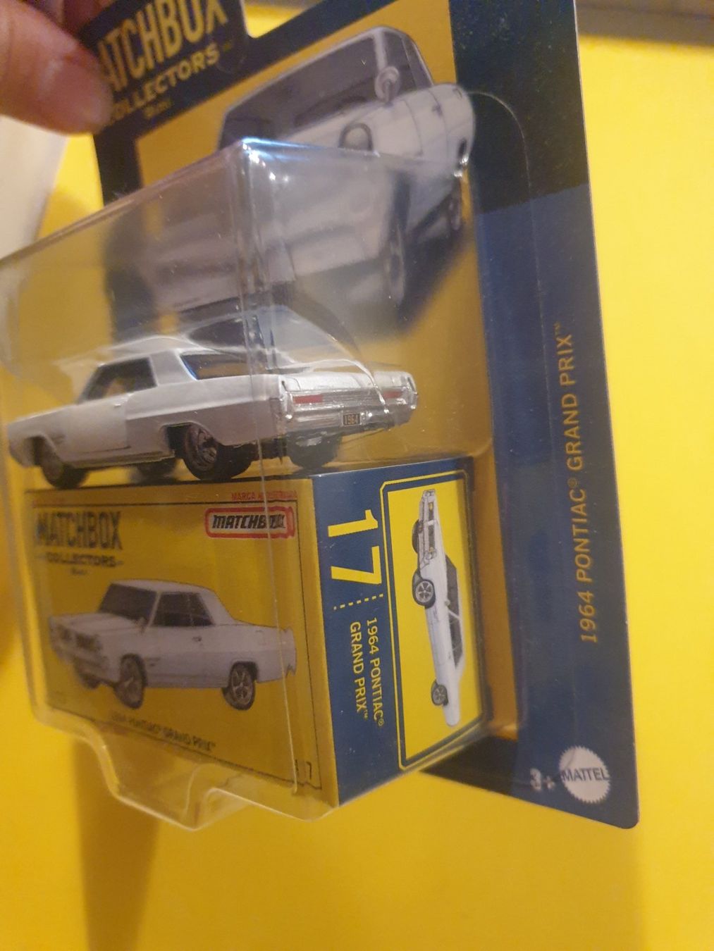 Matchbox Modellini d'auto: Matchbox 1964 PONTIAC GRAND PRIX – Nuovo e nell'imballaggio originale da Oftringen venduto da Rotor 7