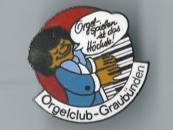 Placchette & Badge: Orgelclub Graubünden - Pin – Usato da Zürich venduto da t24_de