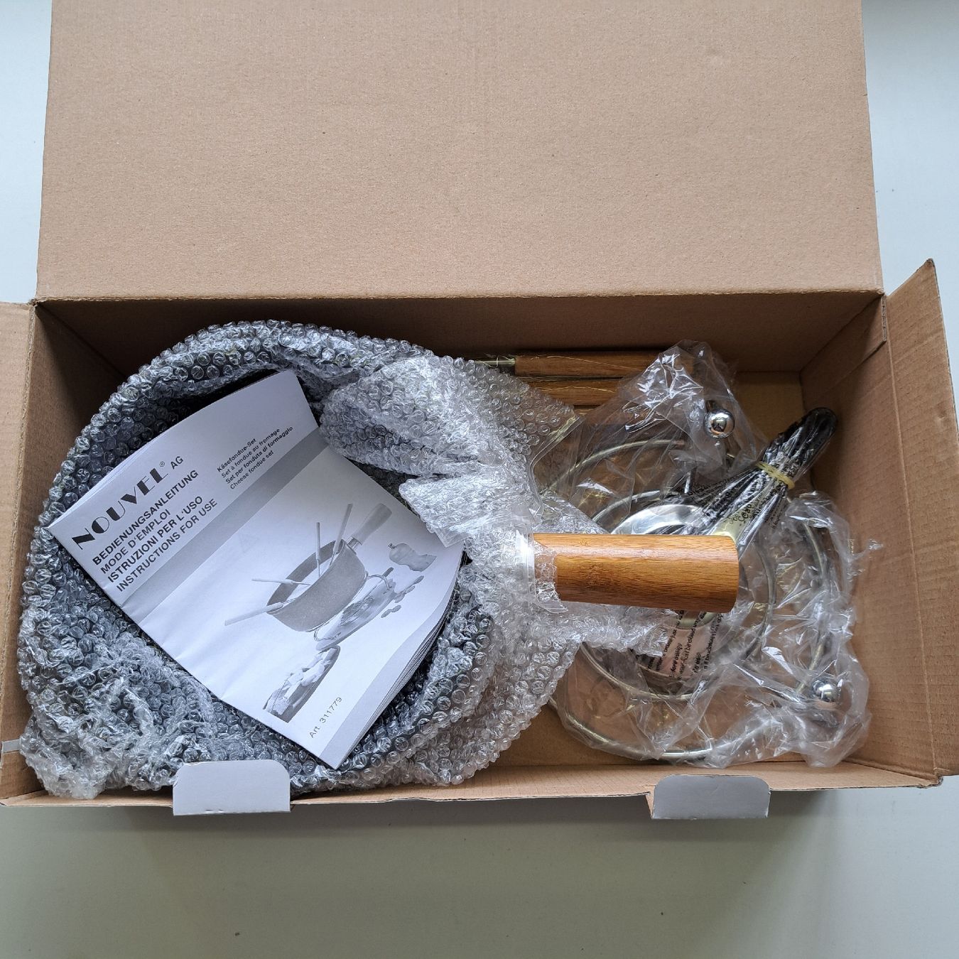 Set di piatti: Fondue Caquelon Neu – Nuovo e nell'imballaggio originale da Zofingen venduto da Bachmann4 1
