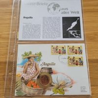 Münzbrief Lettre Monnaie Anguilla 1985