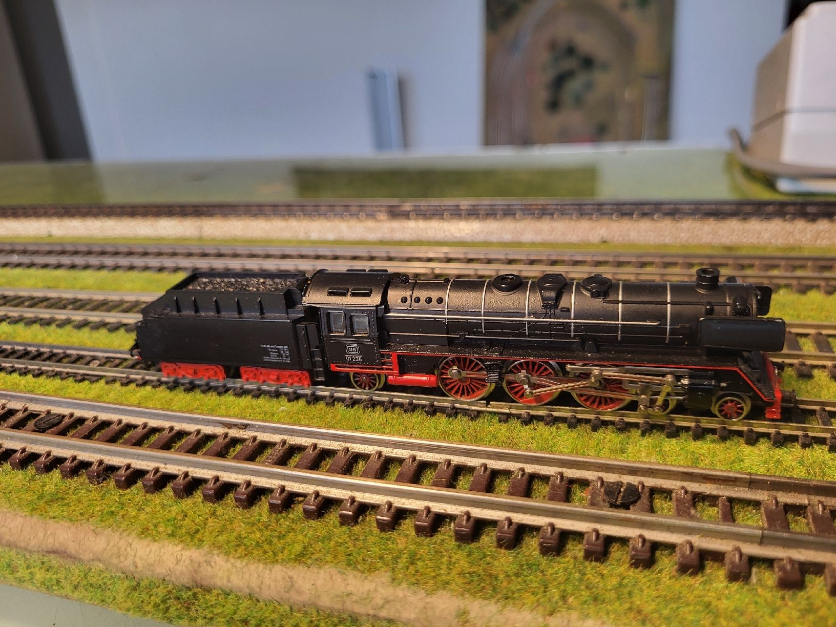Trix Modellini di ferrovie: Mini Trix 2990 Dampflok Analog Spur N – Usato da Pfäffikon SZ venduto da abschleppfahrzeug 1