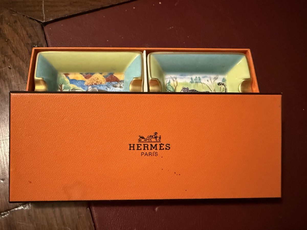 Hermès Portacenere: Mini posacenere Hermès vintage – Nuovo e nell'imballaggio originale da Magliaso venduto da abr_h9tq