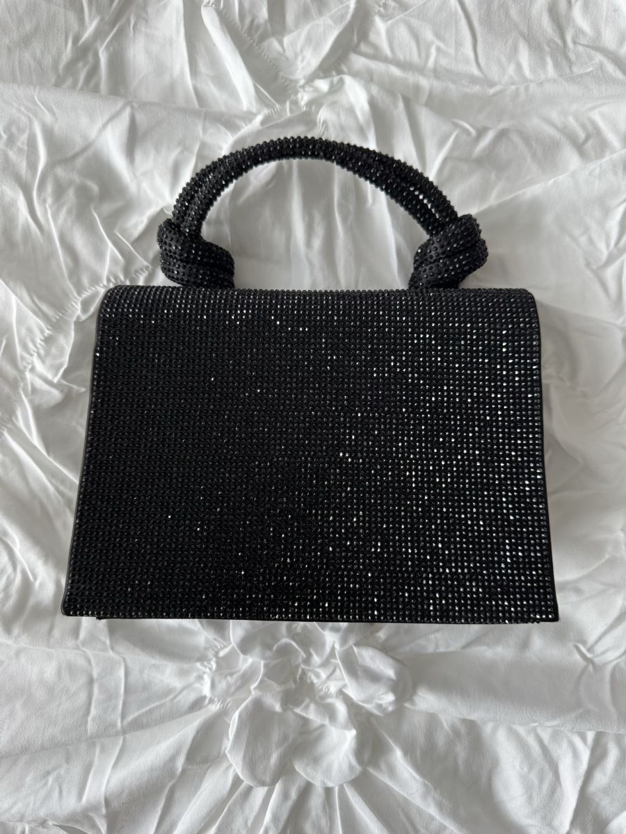 Mango Borse da donna: Schwarze Glitzer Handtasche - neuwertig! – Nuovo (secondo la descrizione) da Binningen venduto da happy_xx 3