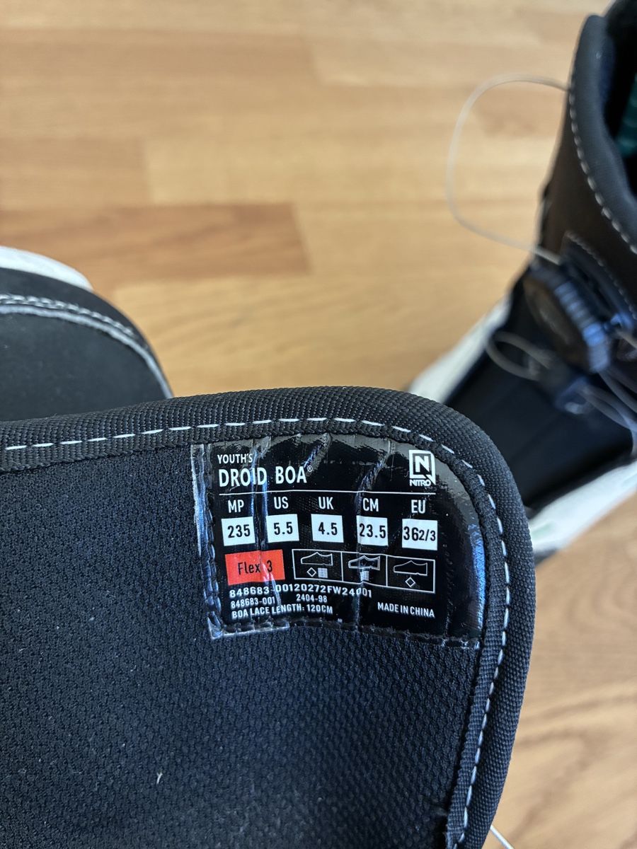 Snowboard Nitro Scarpe per ragazzi: Nitro Droid Boa Snowboardschuhe – Usato da Zürich venduto da bamofa 3