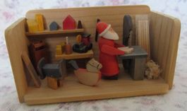 Erzgebirge - Miniaturstübchen - Weihnachtsmann - Werkstatt