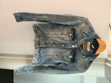 H&M Jeansjacke Damen Hellblau Grösse 34 XS