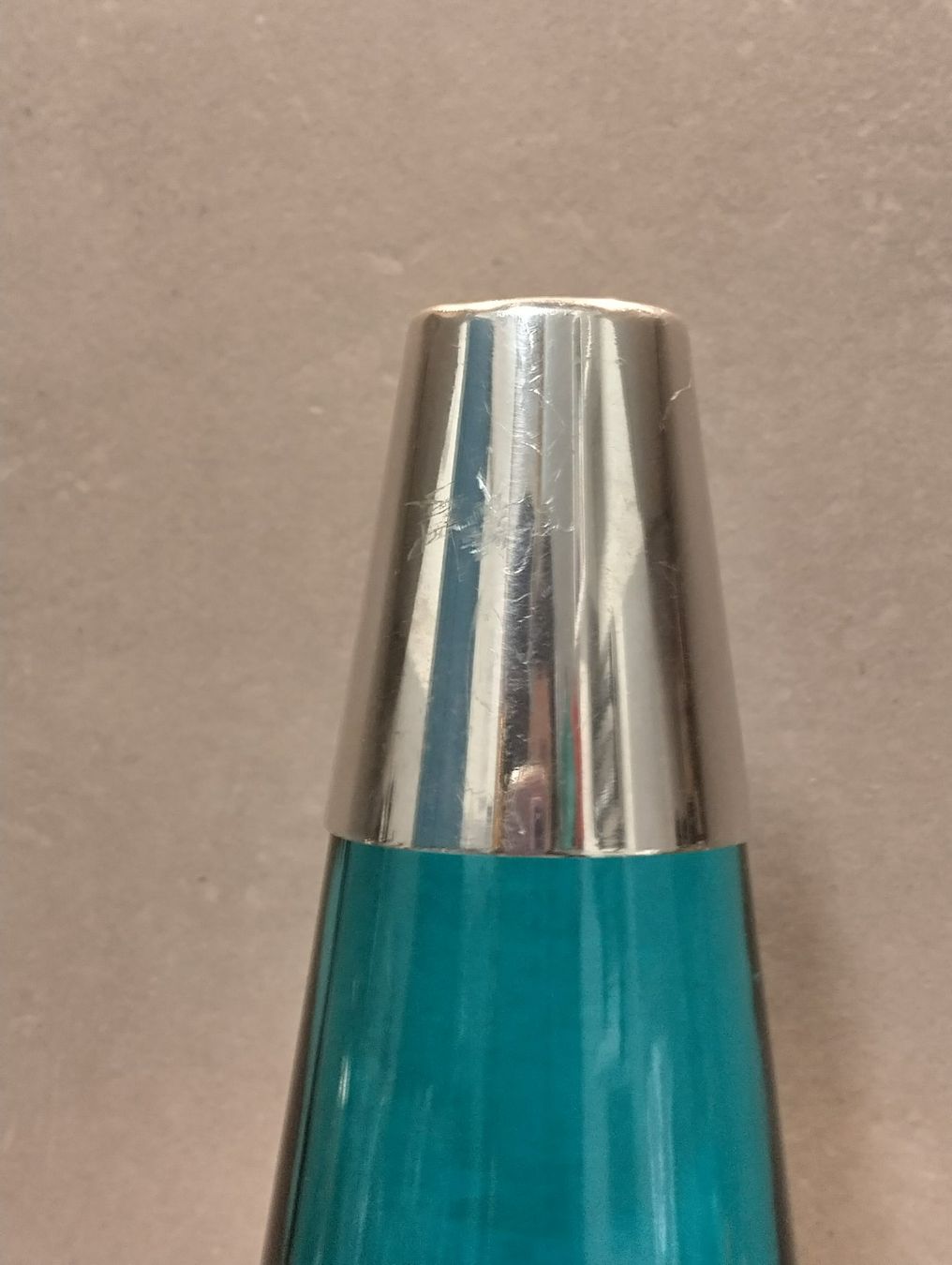 Mathmos Lampade: Mathmos Astrobaby Lavalampe Silber Blau/Rot Lava Lampe – Usato da Beringen venduto da Arven86 4