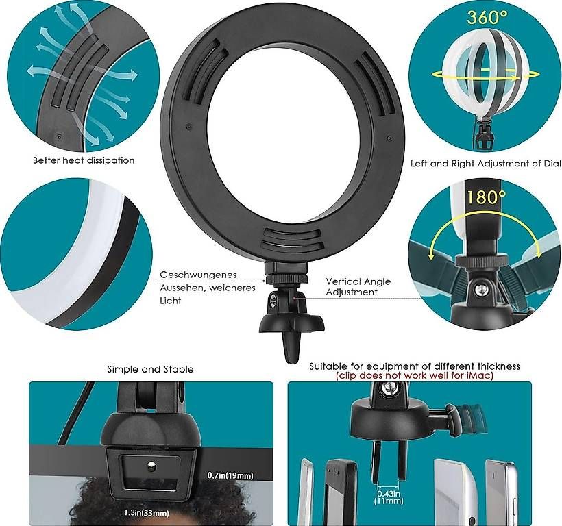 Lampes: USB LED - Spott Light - Ringleuchte – D'occasion à Etziken par prasanna-team 3
