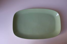 Plat de service  Rössler vert Vintage 36 mm x 23.5 mm