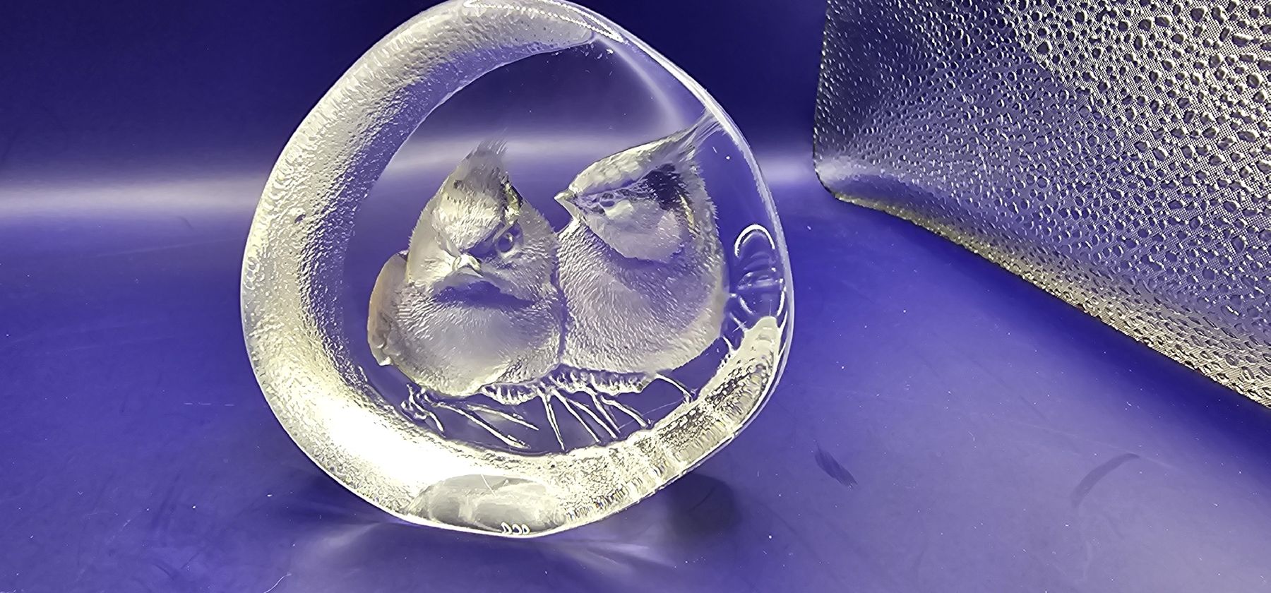 Figuren: Mats Jonasson Vogel Glas Figur – Gebraucht aus Zürich von Daniela51 1