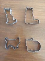 4 Katzen Ausstecherli für Guetzli