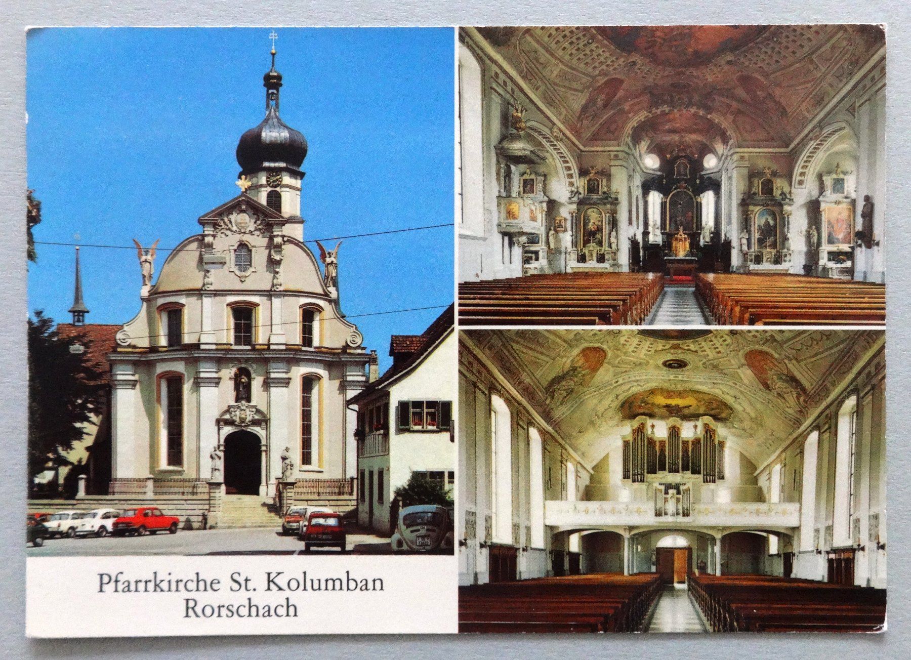 Ansichtskarten: Rorschach, St. Kolumbanskirche unter Bundesschutz – Gebraucht aus Fétigny von Billy2miny