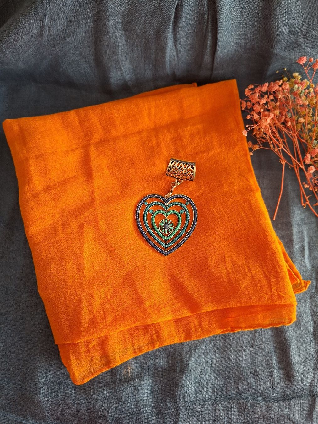 Foulard & Sciarpe: Foulard Bohème + Cœur – Nuovo (secondo la descrizione) da Lutry venduto da Sim_Sta 3