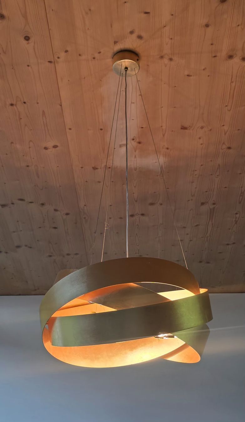 Lampadari & plafoniere: Marchetti hängeleuchte goldfarben, moderne Design-Lampe. – Nuovo (secondo la descrizione) da Schachen b. Reute venduto da Judyniki 3