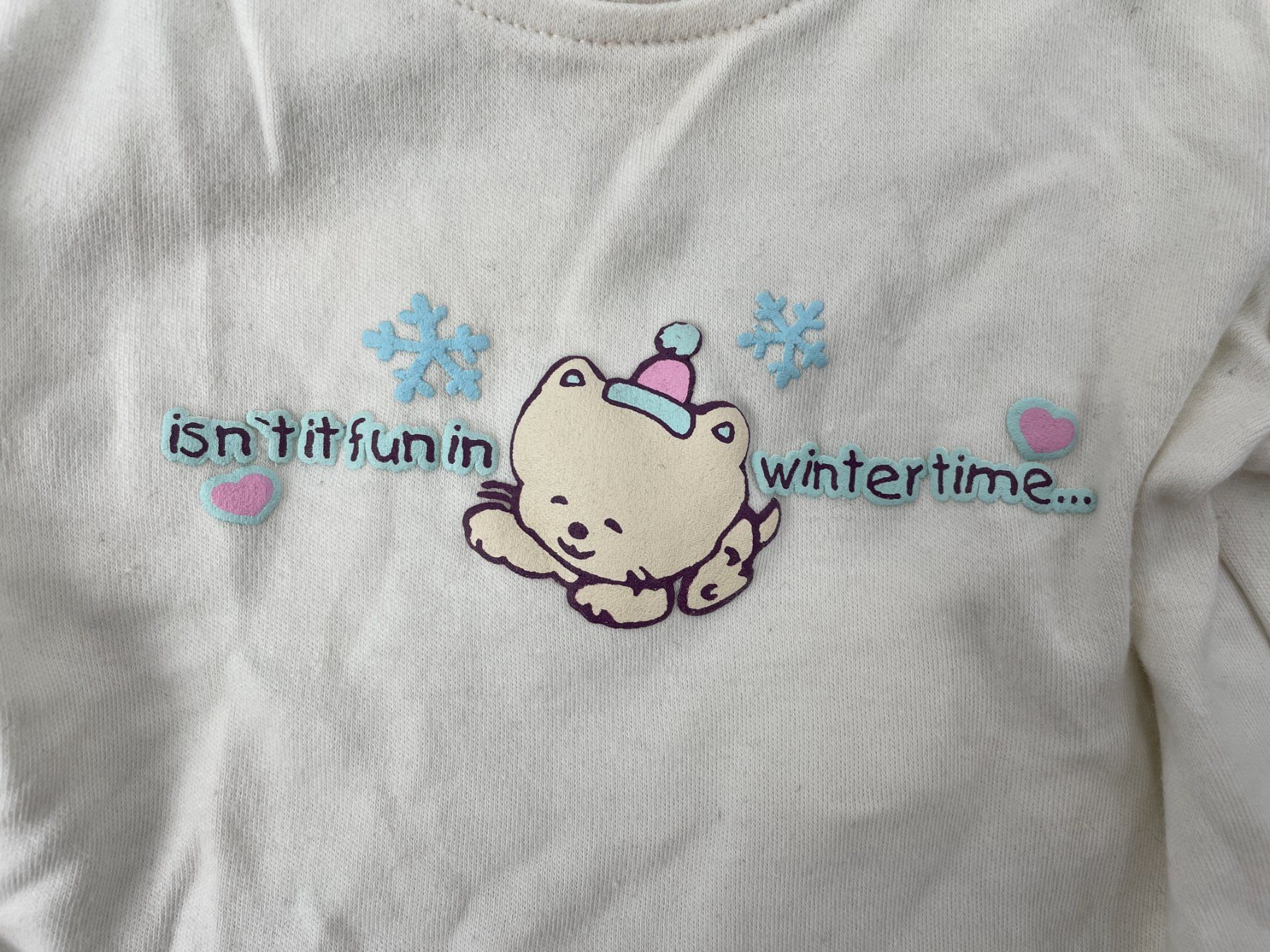 Pullover & Sweatshirts: CAMPUS BABY - Pull blanc pour bébé 1 mois – Gebraucht aus Lausanne von PlusValue_Lausanne 1