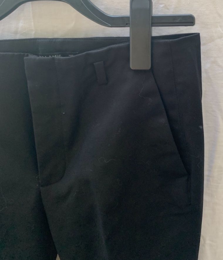 Zara Hosen: Superbe pantalon noir basic ZARA satiné neuf t.38 – Neu (gemäss Beschreibung) aus Martigny von only__you 3