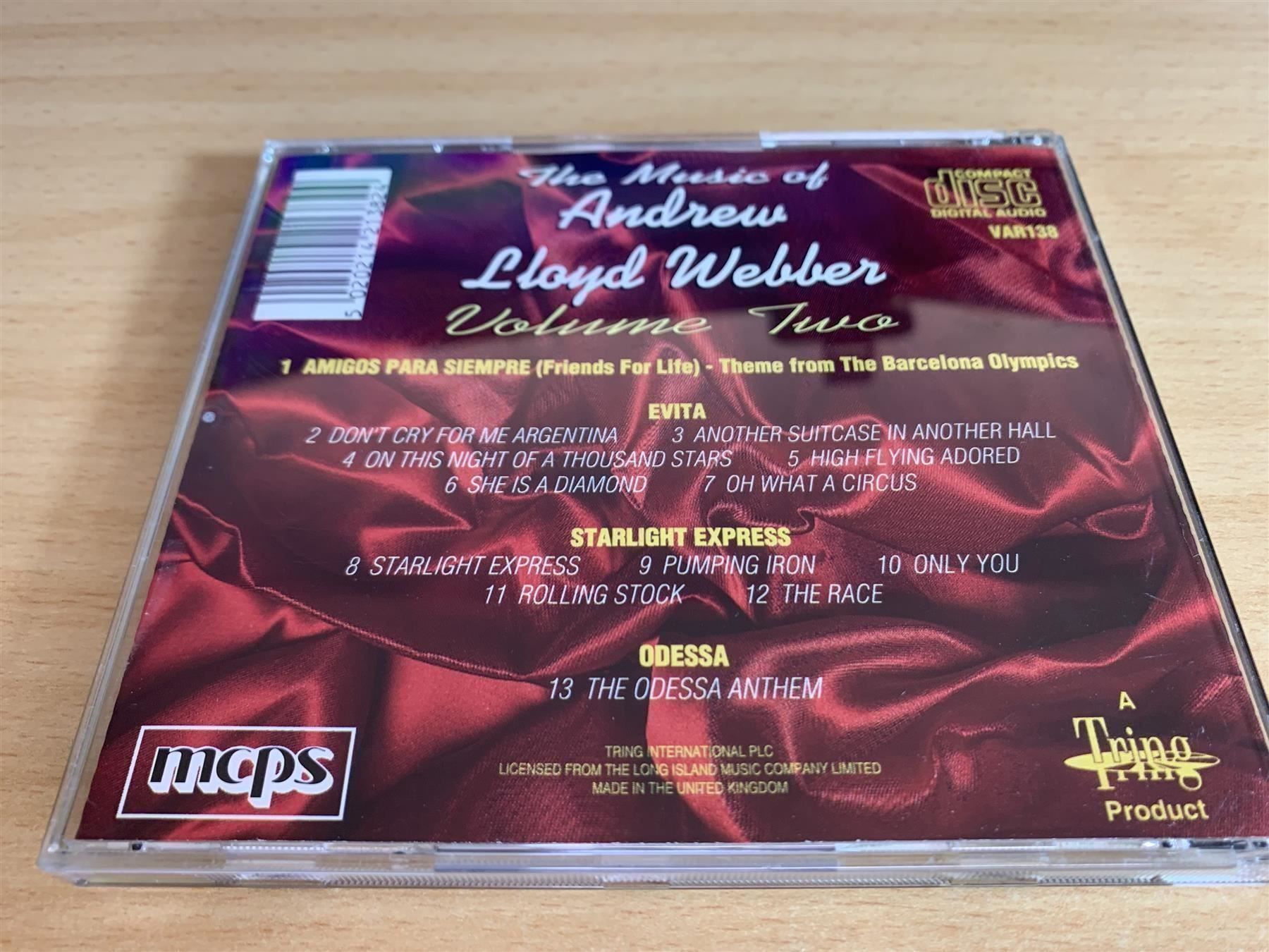 CD: Andrew Lloyd Webber Volume 1-4 - 4 CD – Usato da Rikon im Tösstal venduto da Alpenmutz 2