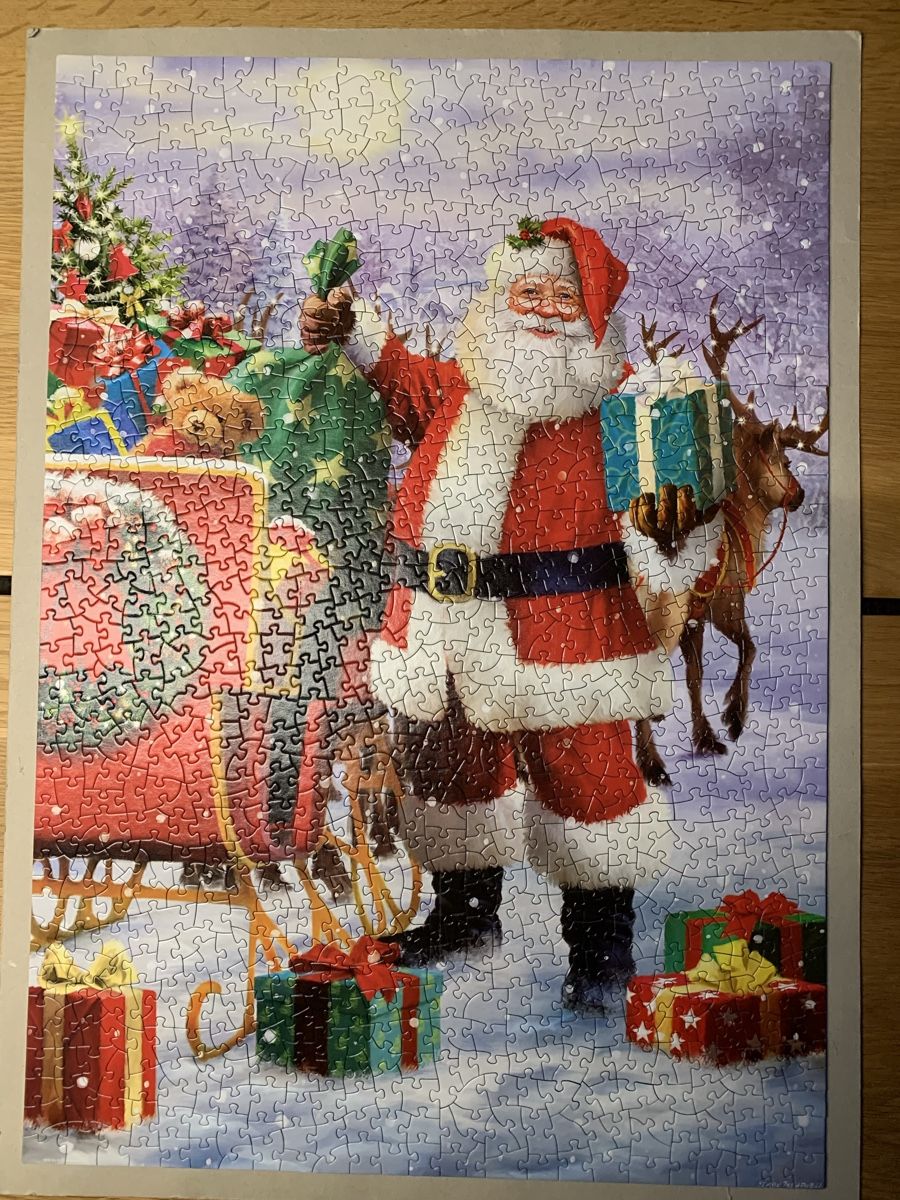 Puzzle: Weihnachts Puzzle 1000 Teile – Usato da Thun venduto da Chrabu 1