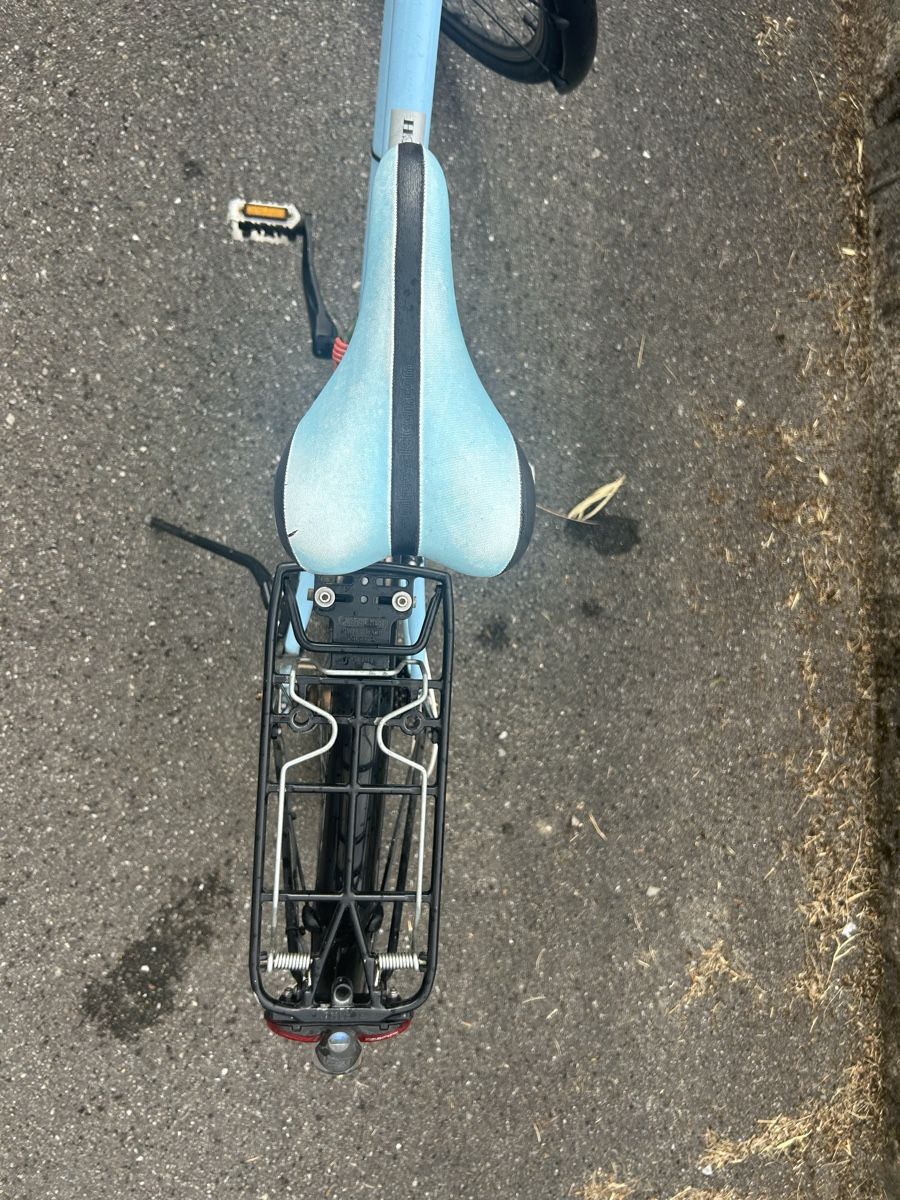 MTB Cycletech Biciclette: MTB cycltech Damenfahrrad hellblau, Korb, Gepäckträger – Usato da Spiegel b. Bern venduto da ell_8gm5 4