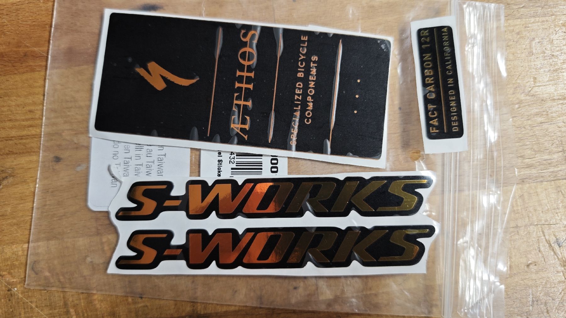 Aufkleber: Sworks aethos RTP stickers original  – Neu und originalverpackt aus Crésuz von Peyou80