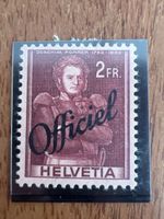 Briefmarke Schweiz Joachim Forrer 2 Fr. mit Aufdruck