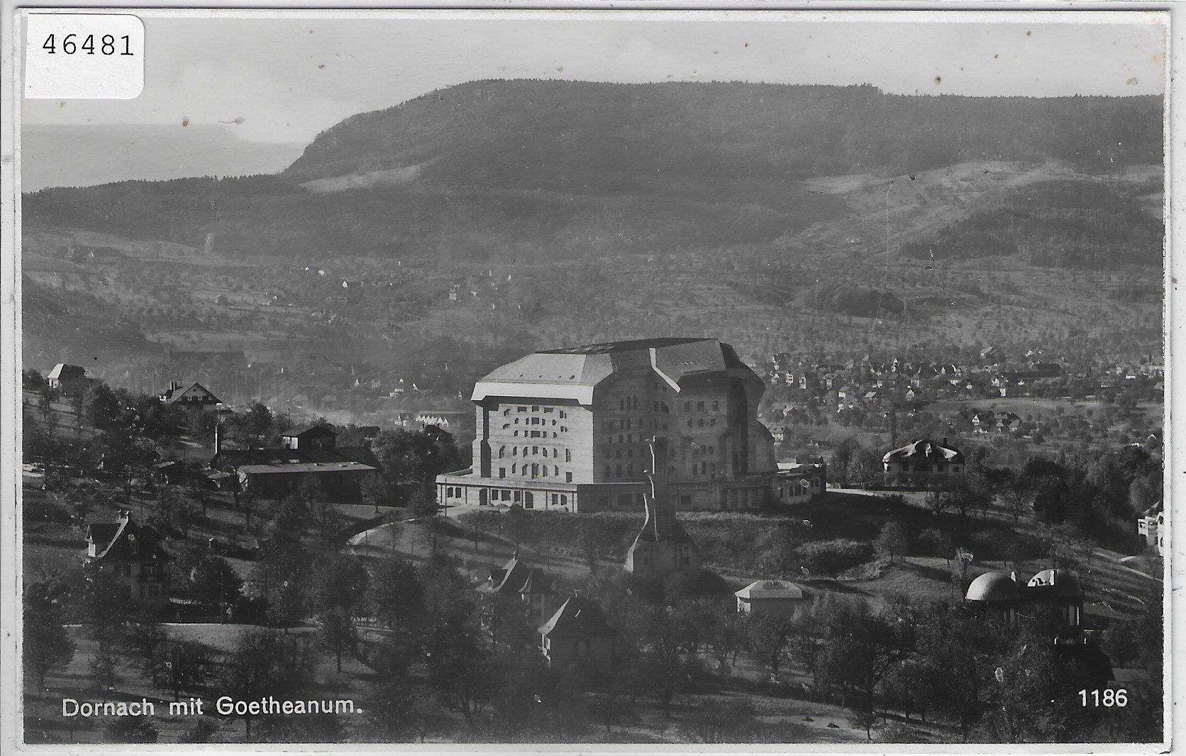Ansichtskarten: Dornach mit Goetheanum – Gebraucht aus Ettingen von Kartenplanet
