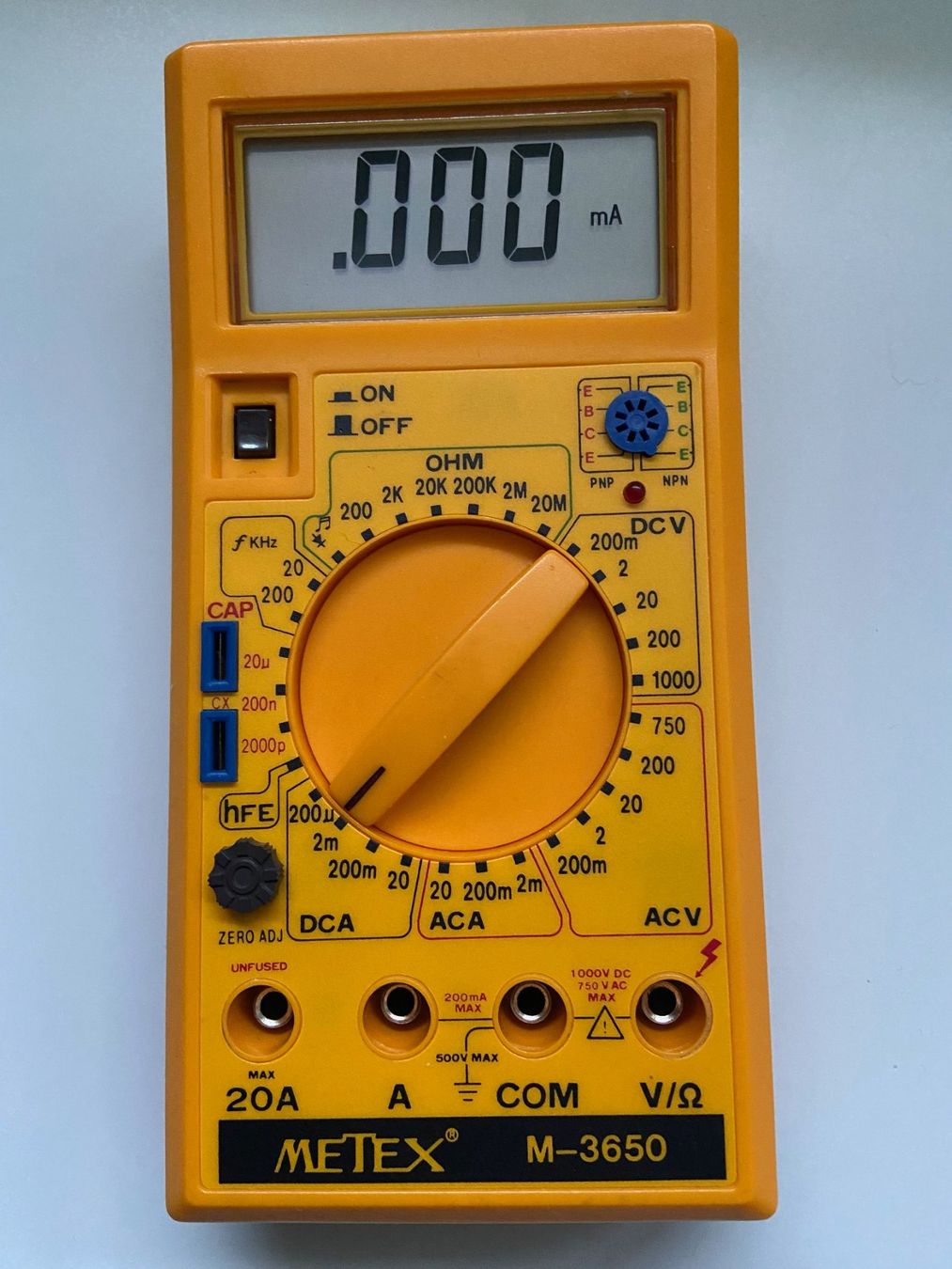 Messen: Multimeter Metex 3650 inkl. OVP – Gebraucht aus Langnau am Albis von