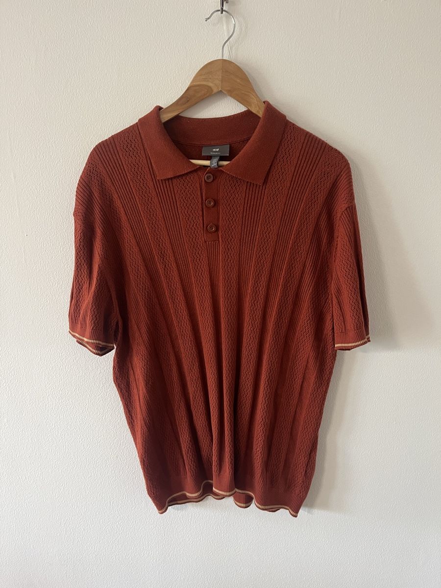 H&M Magliette Polo: Polo H&M M Regular fit orange – Usato da Bern venduto da pie_mdk2