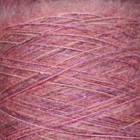 Mix Merino Alpaka Mohair Viskose Lurex 295g rosa & 2x viola
