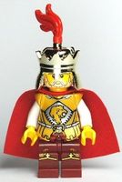 [Minifigure cas441] Kingdoms - Lion King, Plume | Lego