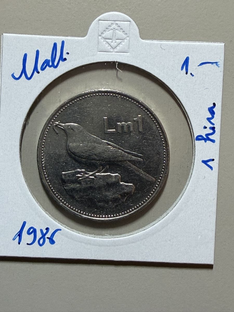 Tutti le monete: Malte - 1 lire - 1986 – Usato da Payerne venduto da Mike1682