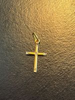 Kreuz Kettenanhänger 750 Gold