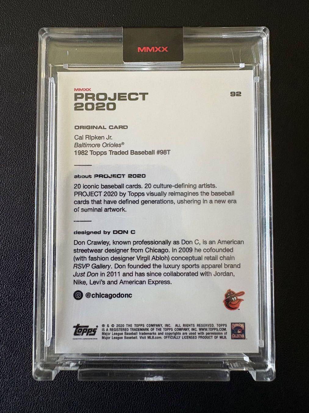 Topps Carte collezionabili: Cal Ripken  2020 Topps Project MLB #92 CARD – Nuovo (secondo la descrizione) da Savosa venduto da mis_g2p5 1