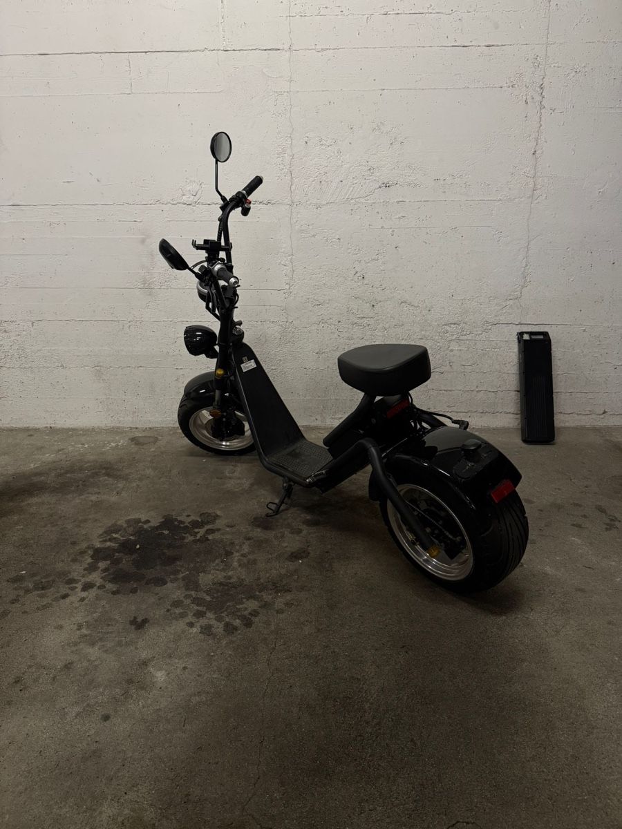 Citycoco Scooter: City Coco Elektroroller,Schwarz – Difettoso da Luzern venduto da Grobar01 3