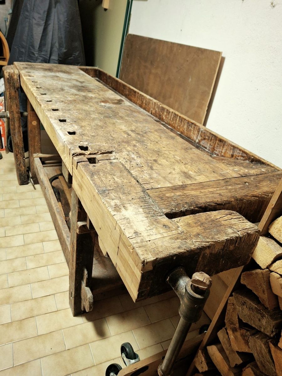 Banchi da lavoro: Établi en bois massif  – Usato da Bruson venduto da chantal0022 1