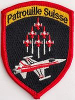 Schweizer Luftwaffe Patrouille Suisse blau