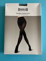 Wolford MONOGRAM JACQUARD TIGHTS, Gr.S, Farbe Port royale