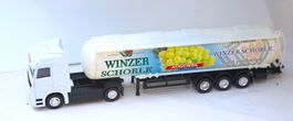 MERCEDES ZISTERNEN AUFLEGER  WINZER SCHORLE1:87