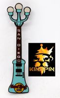 HARD ROCK CAFE Pin Guitar San Diego USA