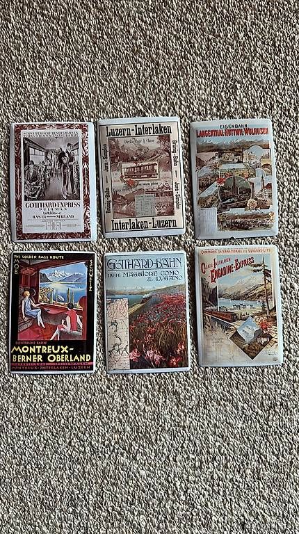 Cartoline postali: Vintage Postkarten aus Blech – Usato da Tägerwilen venduto da fennekfilke
